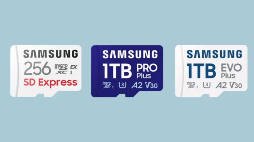 Samsung lança cartões microSD mais rápidos que SSDs